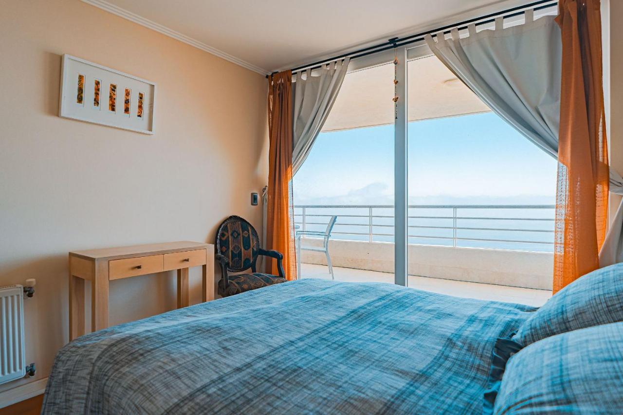 Hermoso Departamento Con Insuperable Vista Al Mar Apartman Vina del Mar Kültér fotó