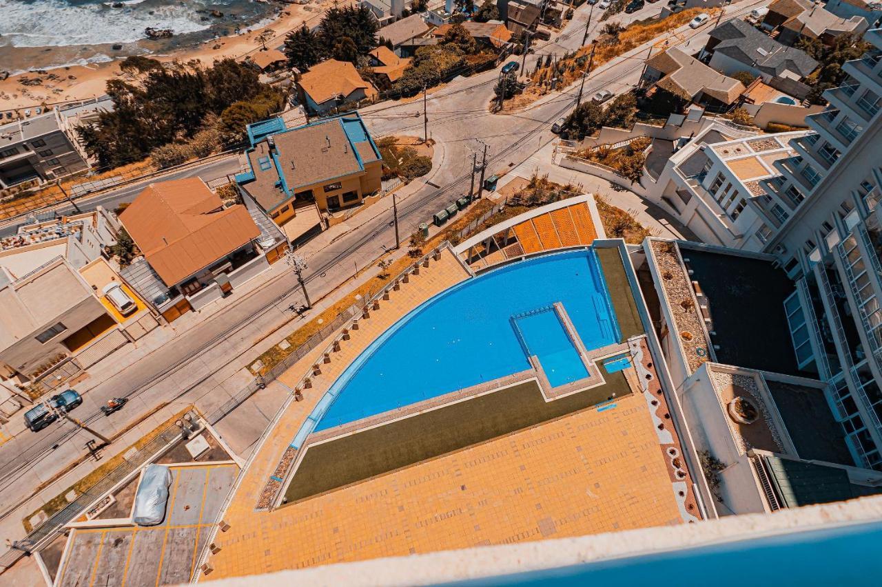 Hermoso Departamento Con Insuperable Vista Al Mar Apartman Vina del Mar Kültér fotó