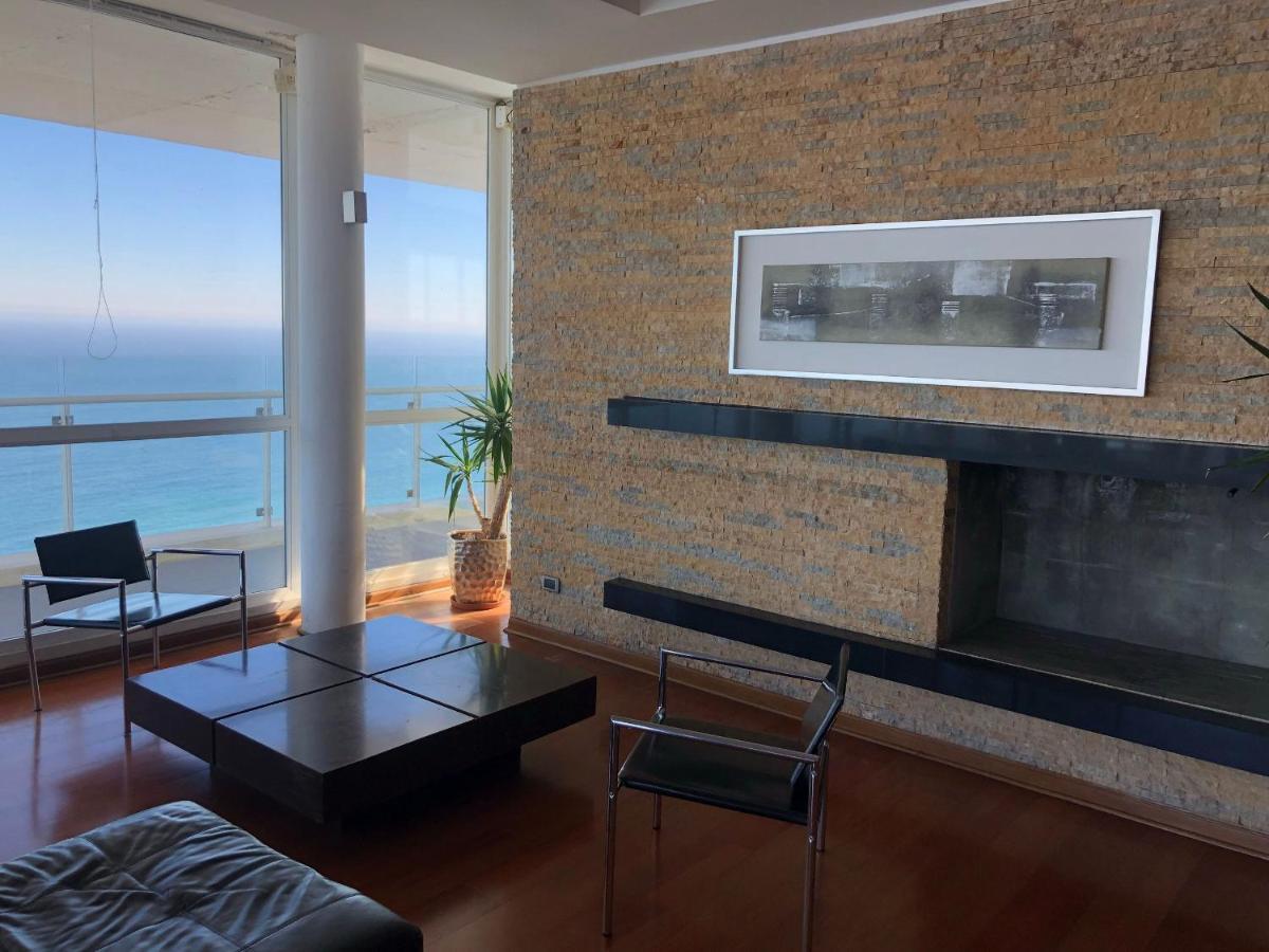 Hermoso Departamento Con Insuperable Vista Al Mar Apartman Vina del Mar Kültér fotó