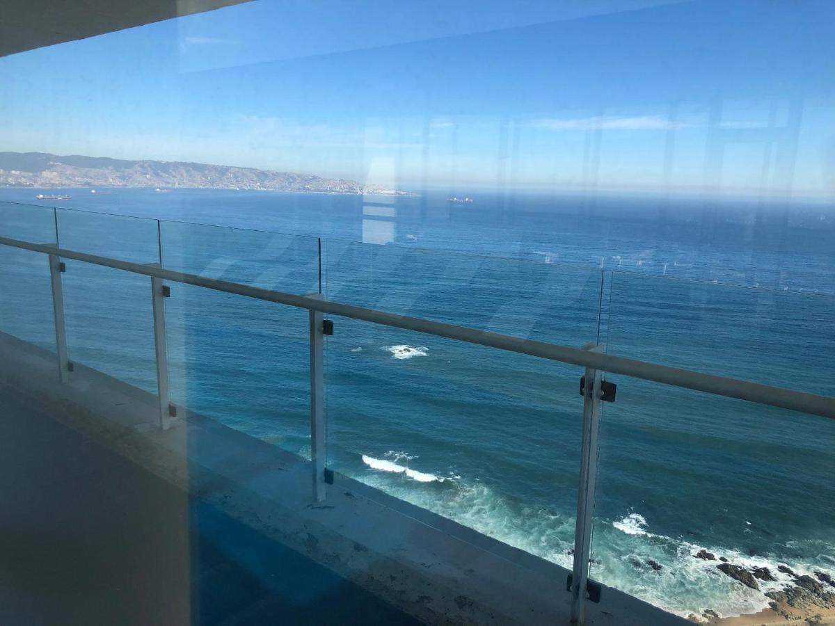 Hermoso Departamento Con Insuperable Vista Al Mar Apartman Vina del Mar Kültér fotó